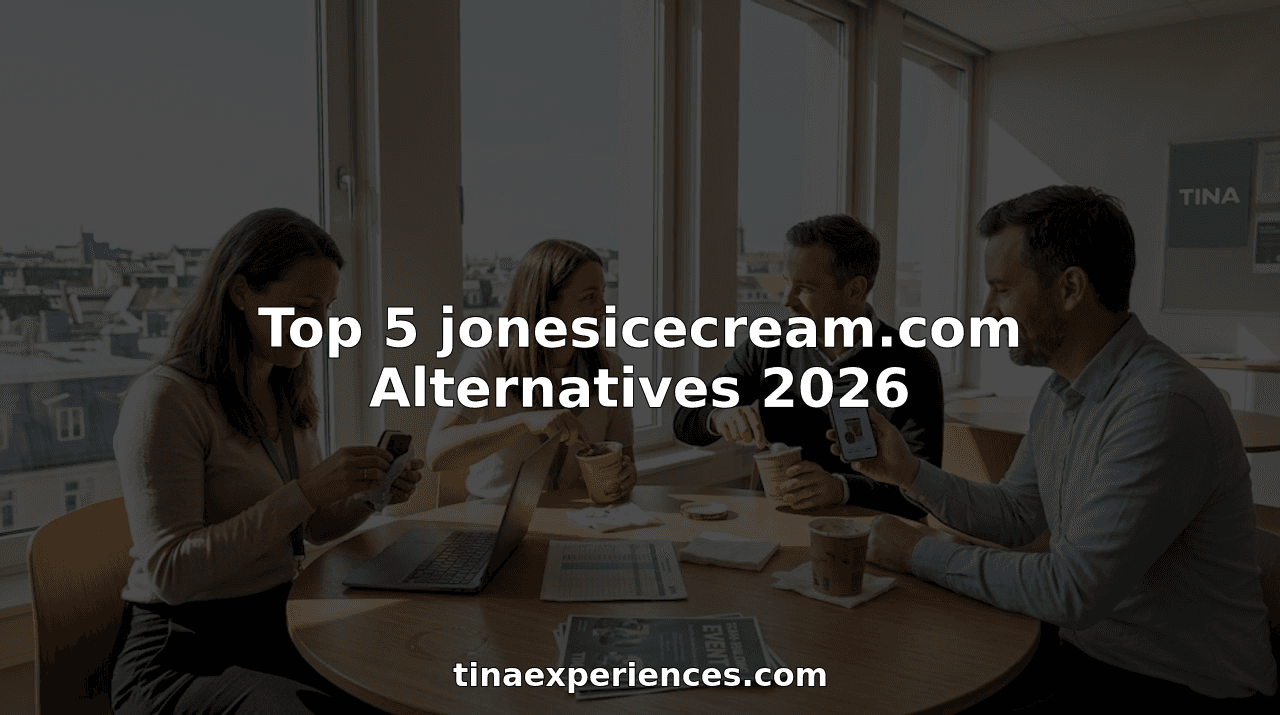 Top 5 jonesicecream.com Alternatives 2026